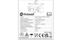 Outwell Arctic Frost 55 Cooler 35 Outwell Arctic Frost 55 Cooler -Fiama Camping Shop specs 1