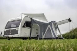 Sunncamp Swift Deluxe 325 SC Caravan Awning -Fiama Camping Shop swift deluxe 325 sc with side sun canopy 7