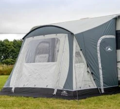 Sunncamp Swift 260 Deluxe SC Caravan Awing -Fiama Camping Shop swiftdeluxe260sc 9sq