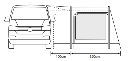 Outdoor Revolution Movelite T2R Air Low Drive Away Awning 7 Outdoor Revolution Movelite T2R Air Low Drive Away Awning - Image 7