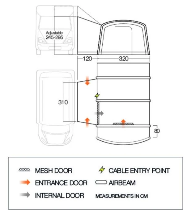 Vango Galli III Tall Air Drive Away Awning 17 Vango Galli III Tall Air Drive Away Awning - Image 17