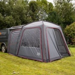 Vango Tailgate Hub Low Awning -Fiama Camping Shop vango awning with tunnel access 1