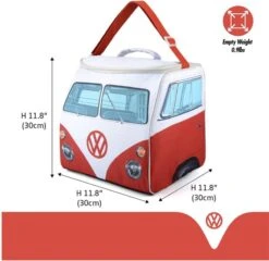 Volkswagen Large Red Cooler Bag -Fiama Camping Shop vw cooler bag red 5