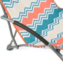 Yello Low Zig Zag Beach Chair -Fiama Camping Shop vxtjucvo