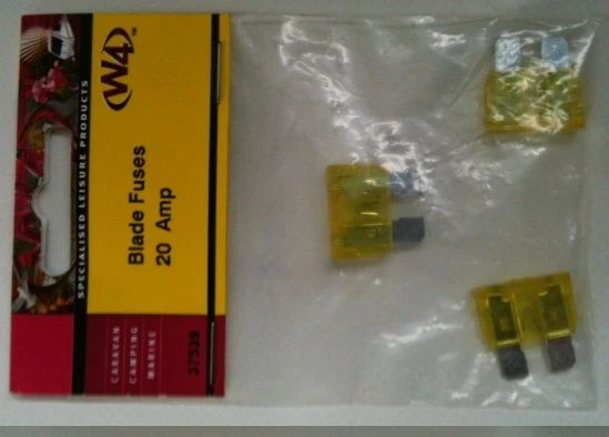 W4 Blade Fuses 20 Amp 2 W4 Blade Fuses 20 Amp - Image 2