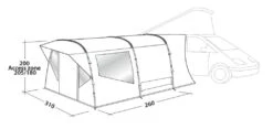 Easy Camp Wimberly Drive Away Awning -Fiama Camping Shop wimberly dimensions