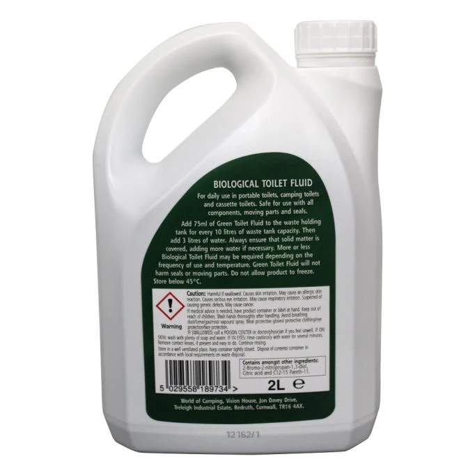 WoC Green 2 Ltr Organic Toilet Fluid 2 WoC Green 2 Ltr Organic Toilet Fluid - Image 2